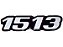 KIT Emblema 1513 Preto Original Mercedes 1513 (3458178914) - Imagem 1