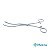Kit de Pinça Kocher Intestinal Reta e Curva 26 cm - Imagem 5