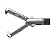 Pinça de Apreensão 2+ 3 Dentes Dupla Ação 5mm 330 mm - Imagem 1