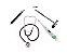 Kit para Semiologia Veterinária com Lanterna Clínica - Imagem 2