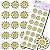 Sticker - Cartela Adesiva - Autocolantes - FLOR REAL- cartela com 21 flores de 30mm cada (clique na cor para ver foto da cor. Para a cor dourada ou prata verifique a tabela na observação) - Imagem 13