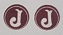 Emblema Termocolante Juventus - Tamanho 23 mm - (Venda por par) - Imagem 2