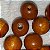 Bola de Madeira (Missanga, Miçanga, Entremeio, bola macramê) - 22mm - Pacote com 10 unidades da mesma cor - Imagem 3