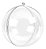 Bola Esfera Acrílica transparente para lembrancinhas - 5,0 cm - Venda por Unidade - Imagem 3