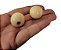 Bola de Madeira (Missanga, Miçanga, Entremeio, bola macramê) - 24mm - Pacote com 10 unidades da mesma cor - Imagem 2