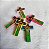 Crucifixo  - Cruz - em madeira com adesivo resinado - 37X19mm -  com 5 Unidades  - (Cores aleatórias) - Imagem 5