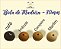 Bola de Madeira (Missanga, Miçanga, Entremeio, bola macramê) - 30mm Furo de 5mm- VENDA POR UNIDADE - Imagem 1