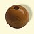 Bola de Madeira (Missanga, Miçanga, Entremeio, bola macramê) - 30mm Furo de 5mm- VENDA POR UNIDADE - Imagem 5