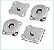Fecho ou Botão Magnético para bolsa (para costura) - 18mm - Cor prata (níquel) e dourado - Embalagem com 2 jogos (jogo macho e fêmea) - Imagem 8