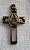 Cruz - Crucifixo - Pingente de ferro - 25 x 15mm -  Dourada, Prateada e Ouro Velho - Embalagem com 3 unidades da mesma cor - Imagem 5