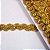 Passamanaria Dourada  - 20 mm (2 cm)- REF: 029054- (Venda por metro) - Imagem 2