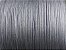 0.8mm - Fio Cordão Chines - Tassel - Cordão Nylon - Poliester  - Cor 119 - Cinza claro- Rolo com 100 metros - Imagem 2