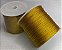 0.8mm - Fio Cordão Chines - Tassel - Cordão Nylon - Poliester  - Cor OUR- Ouro - Rolo com 100 metros - Imagem 1