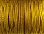 0.8mm - Fio Cordão Chines - Tassel - Cordão Nylon - Poliester  - Cor OUR- Ouro - Rolo com 100 metros - Imagem 2