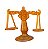 Miniatura - Balança da Justiça- Porta Óleo - Cor Dourada - Venda por Unidade - Imagem 2