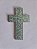 Crucifixo Cruz em Acrilico com Purpurina - Cores: Dourada ou Prateada - Tamanho:43 mm x 27 mm (expessuras 3mm aprox.) - Venda Por Unidade - Imagem 4
