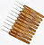 Kit Agulhas de Crochê de Bambu - 10 Agulhas (Tamanhos: 0,5mm, 0,75mm, 1,0mm, 1,25mm, 1,5mm, 1,75mm, 2,0mm, 2,25mm, 2,5mm, 2,75mm) - Imagem 1