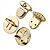 Fecho de metal para bolsa TIC TAC - 30mm - Pacote com 2 unidades (2 jogos) - Imagem 1
