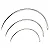 Kit 3 agulha curva - 6/7,5/9cm - Imagem 1