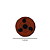 Olho Termocolante - Sharingan Nível 3 - Naruto - 10mm ou 12mm - Pacote com 5 pares do tamanho escolhido; - Imagem 4