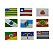Termocolante Bandeira Estados - 32x21mm - Venda por Unidade - Imagem 1