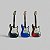 Miniatura Guitarra estilo Strato em MDF - 12cm - Venda por unidade da cor escolhida - Imagem 1