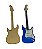 Miniatura Guitarra estilo Strato em MDF - 12cm - Venda por unidade da cor escolhida - Imagem 4