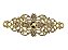Conector/Aplicador de Filigrana - 6,2cm - Dourado - Metal - Venda por PAR - Imagem 1