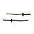 Pingente Miniatura Espada Katana Metal - 7cm - Venda por Unidade - Imagem 2