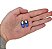 Olho Termocolante Oval Azul - 25x12mm - Venda do par - Imagem 2