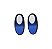 Olho Termocolante Oval Azul - 25x12mm - Venda do par - Imagem 1