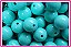 Bola Leitosa - Tamanho 18 mm - Cores: Branco, Azul, Amarelo, Rosa - Tamanho 20mm cor Verde, Rosê e amarelo- (Pacote com 8 unidades) - Imagem 5