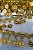 Passamanaria Dourada - 35 mm - Com Moedas - (Venda por metro) - Imagem 2