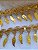 Passamanaria Dourada - 52 mm - Com pingente folha- (Venda por metro) - Imagem 6