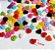 Micro Botão Coração Colorido - 6 mm *Pacote com 50 botões cores aleatórias* - Imagem 1