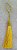 Tassel - Pingente Pompom com Tulipa - 9cm *Amarelo* (venda por unidade) - Imagem 1