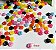 Micro Botão Flor  - 6 mm - *Pacote com 50 botões de cores variadas* - Imagem 1