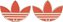 Emblema Termocolante ADIDAS- Tamanho 20 X 23  mm - (Venda por par) Branco, Preto, Lilás e Vermelho. - Imagem 2