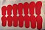 Sola, Solado perfurado -  Solinha perfurada - Tamanhos: 14, 15, 16, 17, 18, 19, e 20 - Cor: VERMELHO- Venda por par - Imagem 2