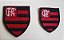 Brasão do Flamengo Bordado - Patch - Dois tamanhos: (Tam. P: 4,8 de largura x 5,2 de altura) - (Tam. G: 6,2 de largura x 7,0 de altura) *Venda por unidade* - Imagem 2