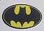 Emblema Termocolante - Brasão Batman  - 25 x 15 mm - *****Venda por par***** - Imagem 1