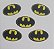 Emblema Termocolante - Brasão Batman  - 25 x 15 mm - *****Venda por par***** - Imagem 2