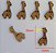 Botão Girafa girafinha - MDF com dois furos, 3mm espessura  - 29mm x 14mm - *Embalagem com 10 unidades* - Imagem 6