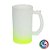 Caneca Chopp Vidro Fosca 475ml Degradê Verde Limão - Imagem 1