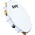 Pandeiro Gope 12" Branco G3 Super Leve Nylon - Imagem 1
