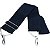 Talabarte Gope 2 Ganchos Preto Fechado Nylon - Imagem 2