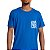 Camiseta #BoraBatucar Azul Partido - Imagem 1
