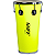 Rebolo Tantan Gope 11" 55cm Amarelo Luminix Neon Cônico Madeira - Imagem 2