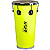 Rebolo Tantan Gope 11" 55cm Amarelo Luminix Neon Cônico Madeira - Imagem 4