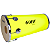 Rebolo Tantan Gope 11" 55cm Amarelo Luminix Neon Cônico Madeira - Imagem 5